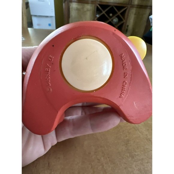 Winnie The Pooh Vintage Piggy Bank Walt Disney Vinyl Plastic Coin Piggy Bank 7” - Picture 3 of 3